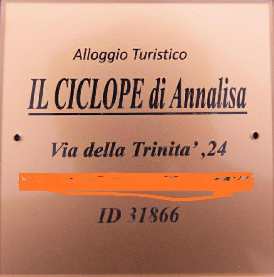 Ferienwohnung Il Ciclope Di Annalisa Alatri Exterior foto